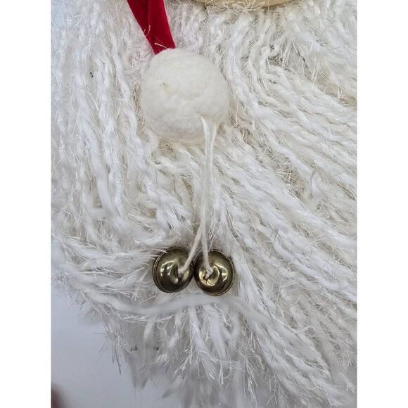 Santa Claus Wall Hanging With Jingle Bells Christmas Decoration By JCPenney Home - Picture 2 of 6